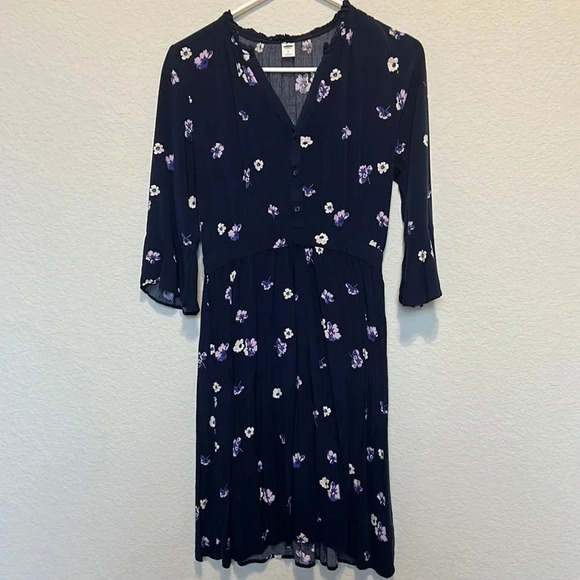 Old Navy Dresses & Skirts - Old Navy Blue Floral Dress